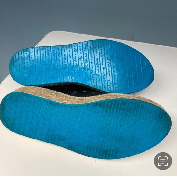 JOHN FLUEVOG Sz 7 Espadrille Sole Leather Lace Up Sneakers Shoes - Picture 12 of 16